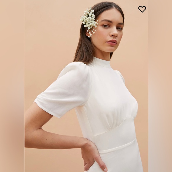 NWT Reformation Dusk Dress Ivory - Picture 8 of 16